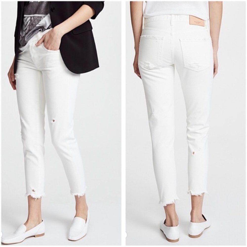 Moussy Vintage Mv Kelley Tapered Crop Jeans I Size 25